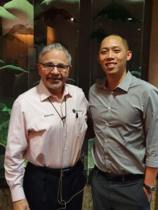 Dr Tai Ha with Dr John Kois