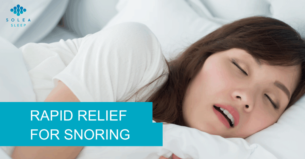 Solea Sleep laser snoring treatment in Newport Beach by Dr. Tai Ha